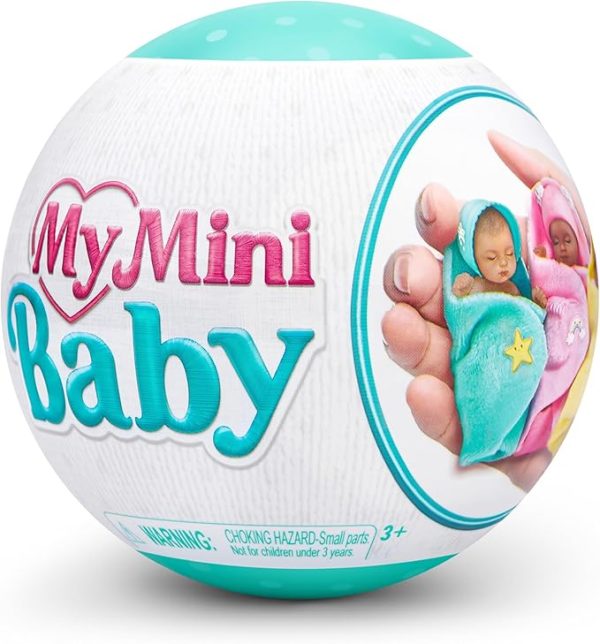 5 Surprise My Mini Baby Series 1 by ZURU, Collectible Mystery Capsule, Toy for Girls, Realistic Miniature Baby, Playset and Accessories - Image 2